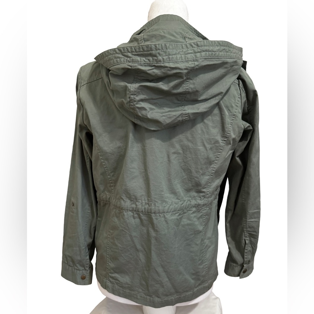 Girls Full Tilt Olive Utility Jacket with Hood - Picture 4 of 5